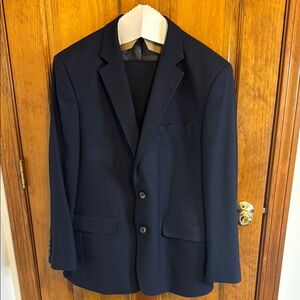 J.M. Hagar Classic Fit Navy Suit